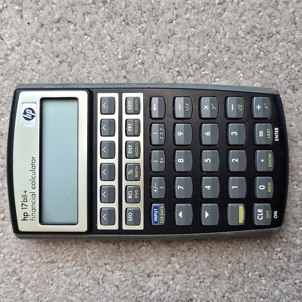 HP 17Bll+ Financial Calculator